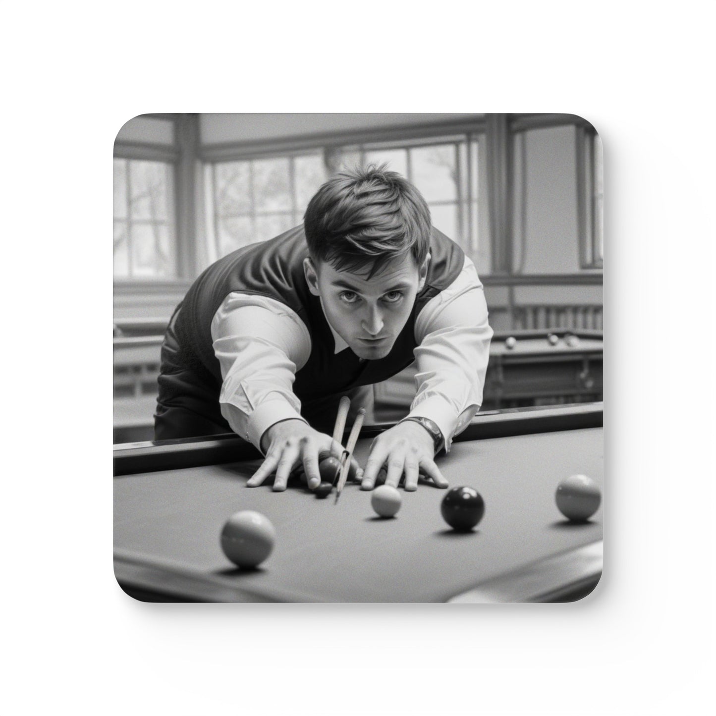 Pool.Corkwood Coaster Set