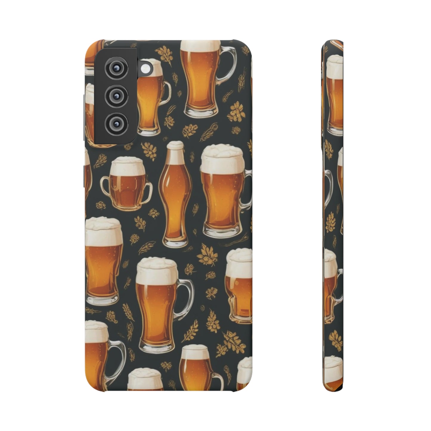 Beer Pattern Snap Cases