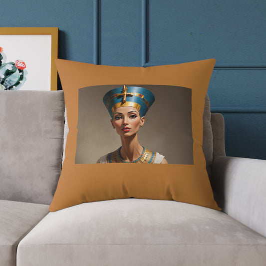 Africa Square Poly Canvas Pillow