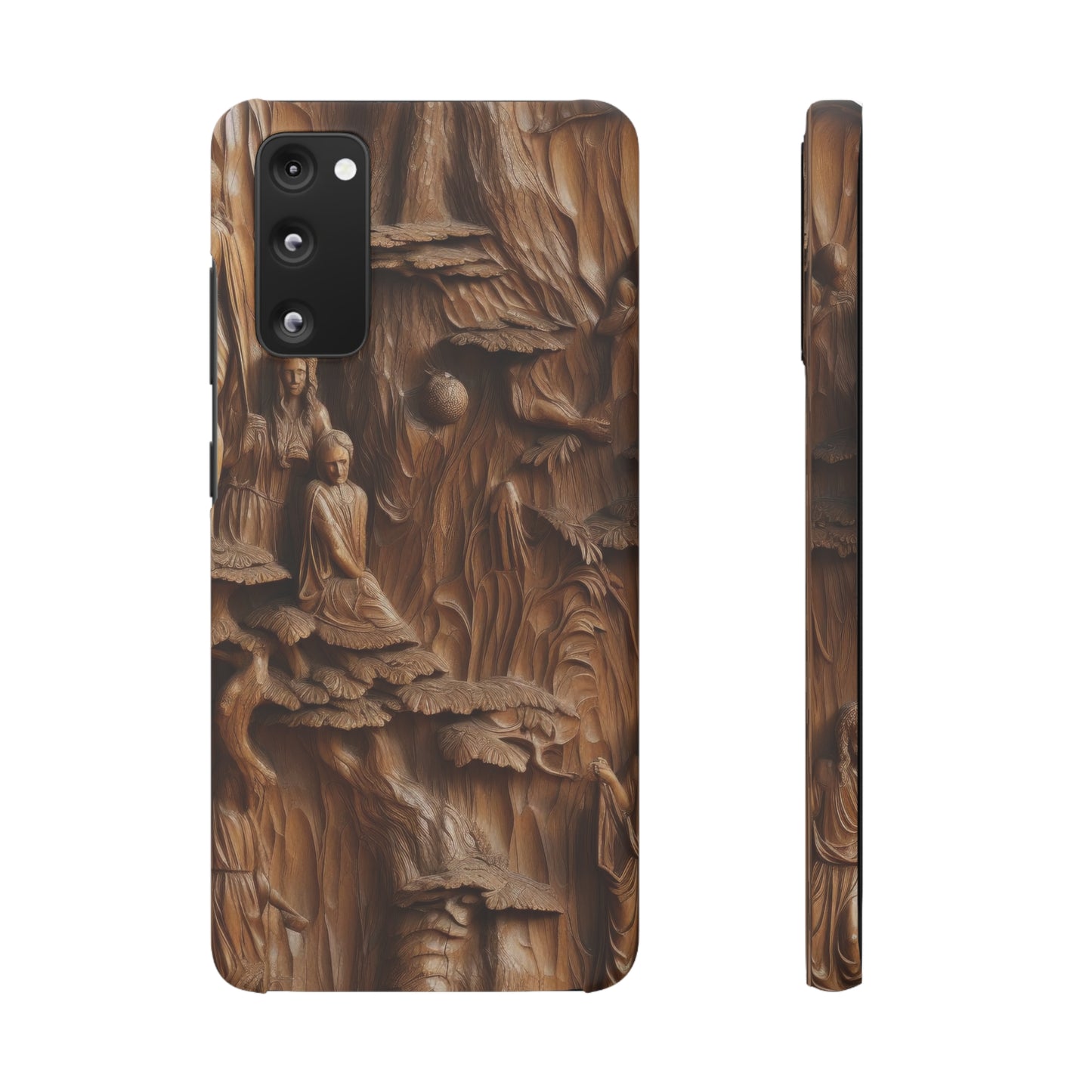 Biblical , Spiritual Carved Wood Phone cover Snap Cases .