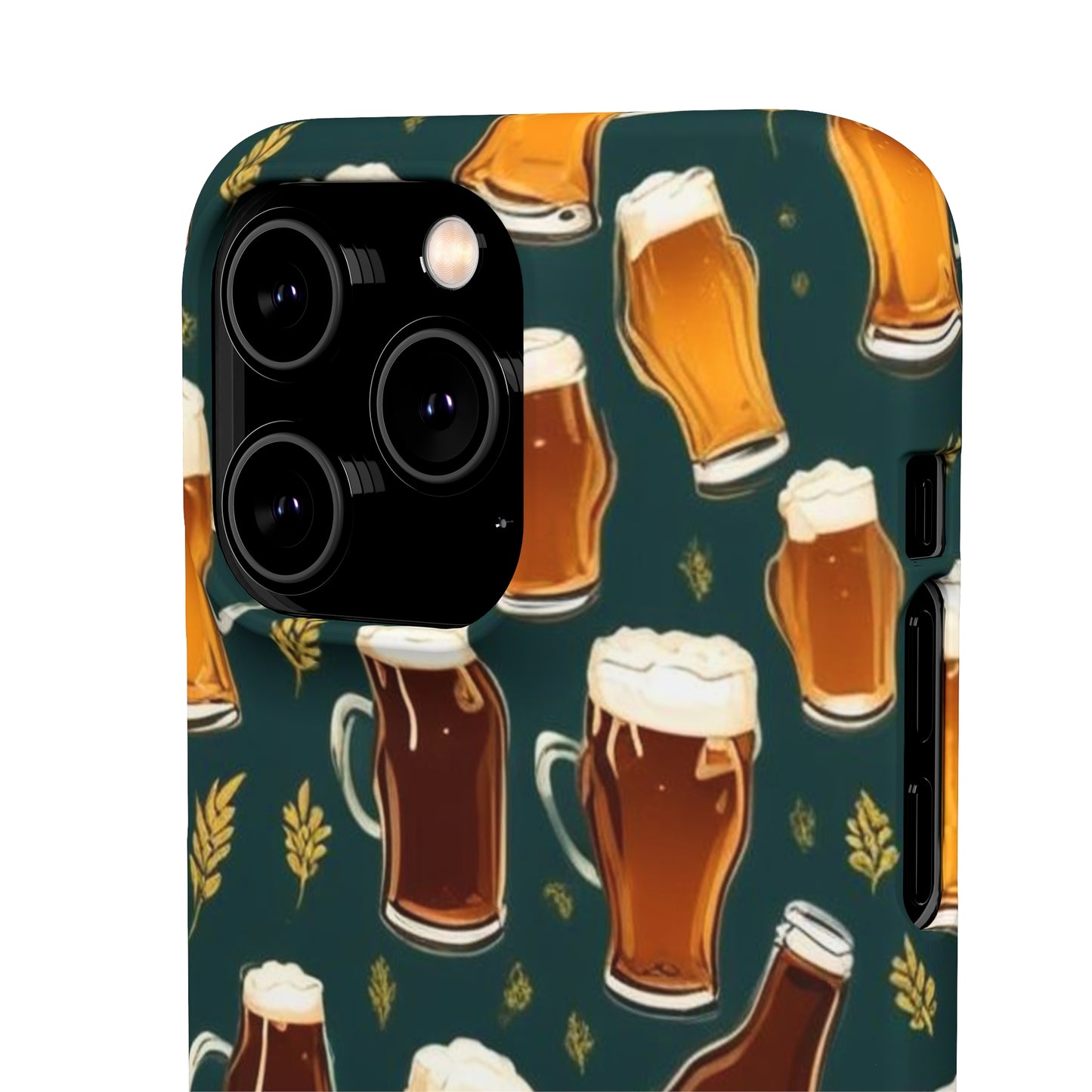 Beer Pattern Snap Cases