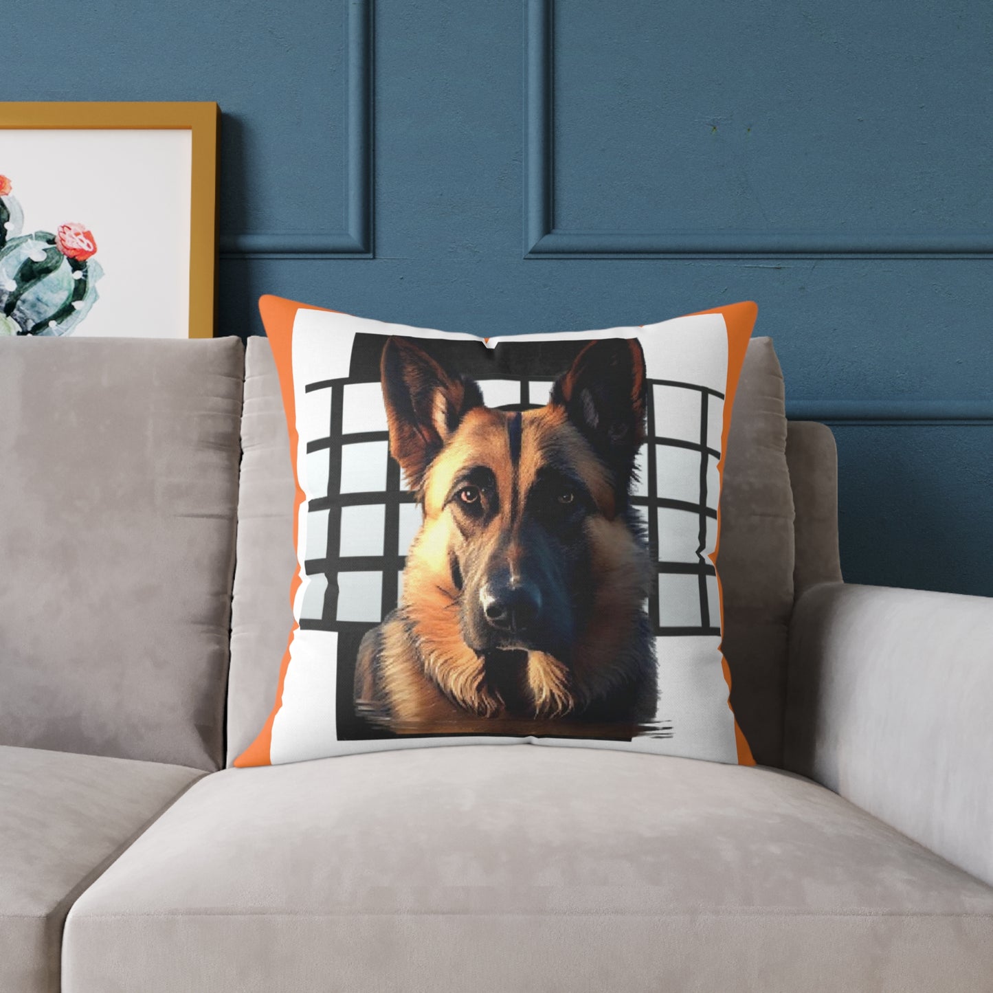Square Poly Canvas Pillow