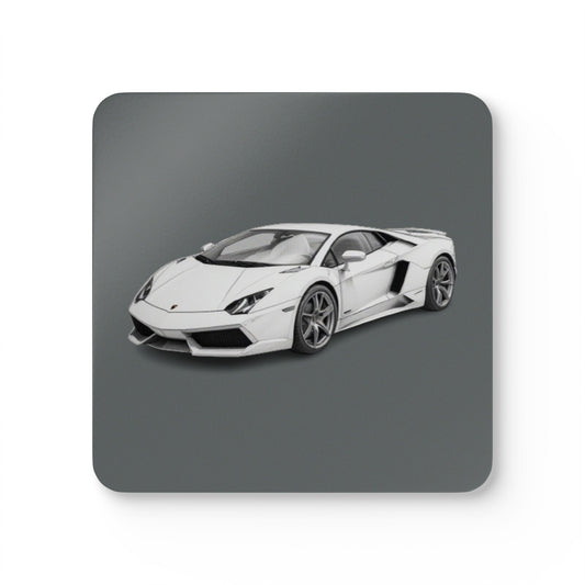 Lamborghini Corkwood Coaster Set