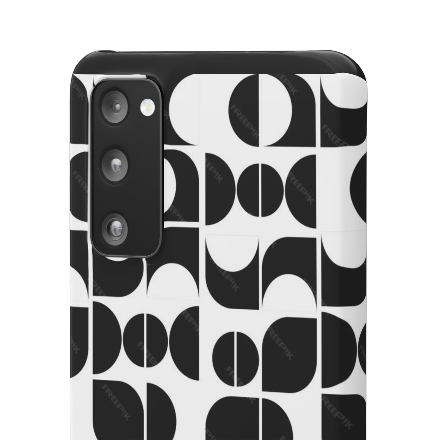 Black And White Pattern Pattern Snap Cases