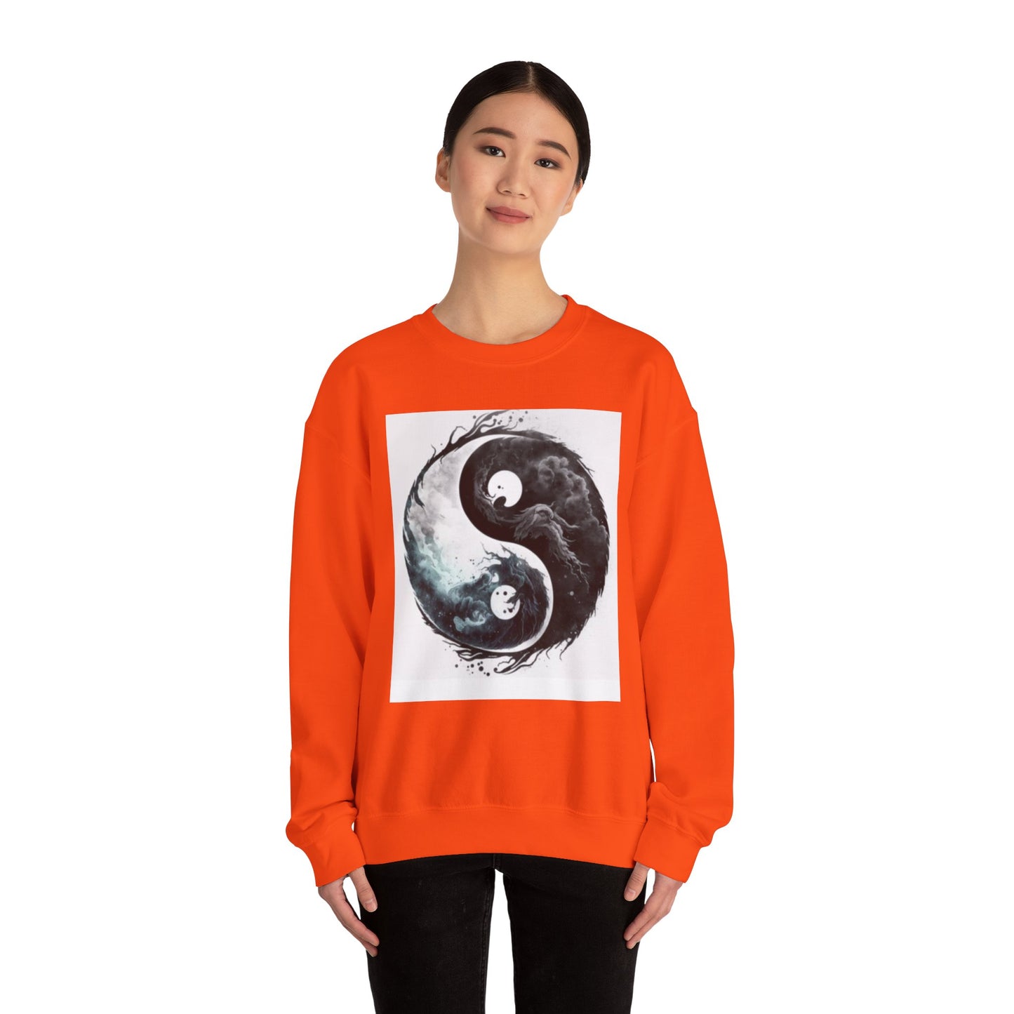 Ying Yang Unisex Heavy Blend™ Crewneck Sweatshirt