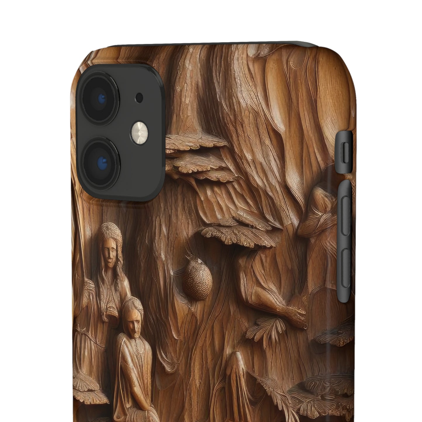 Biblical , Spiritual Carved Wood Phone cover Snap Cases .