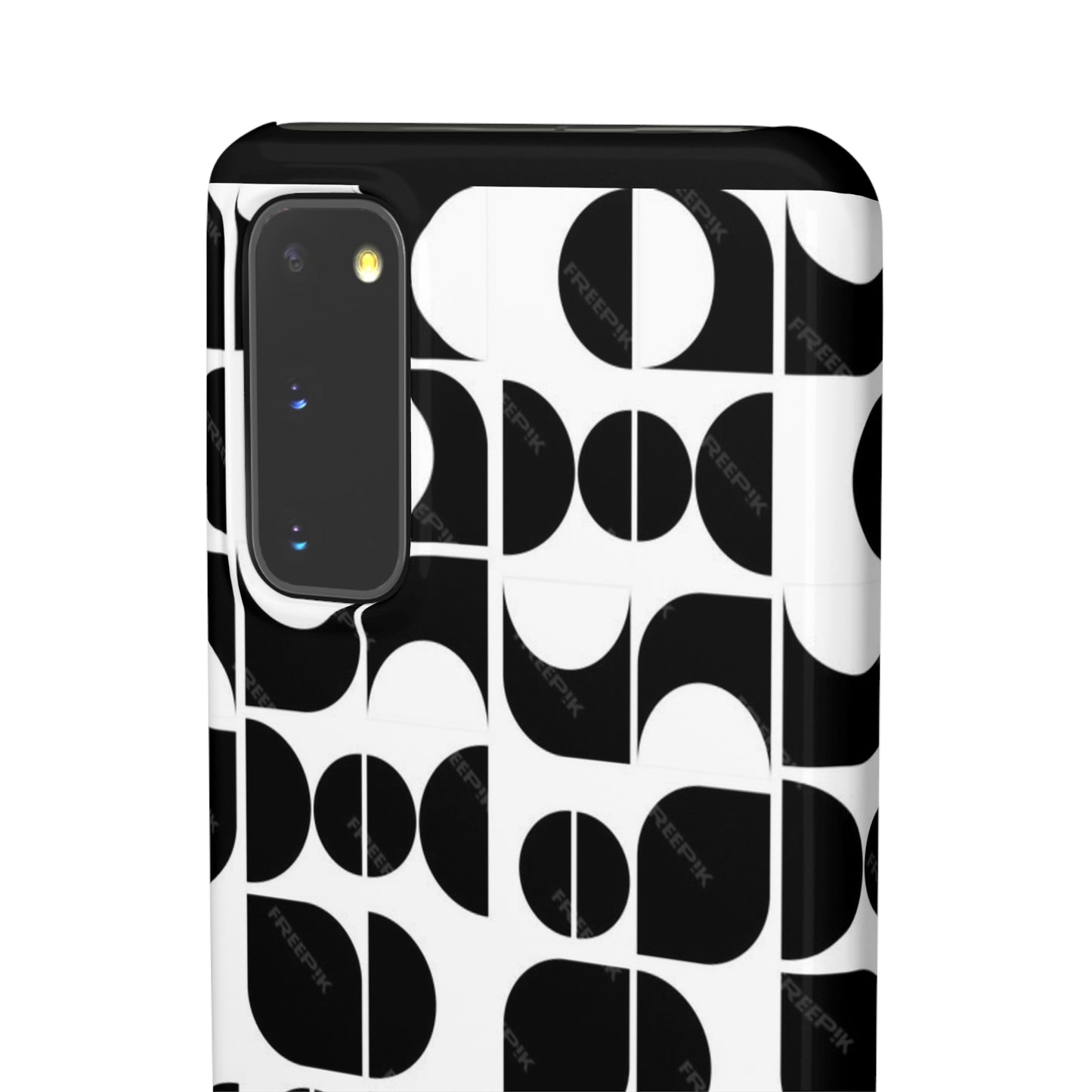 Black And White Pattern Pattern Snap Cases