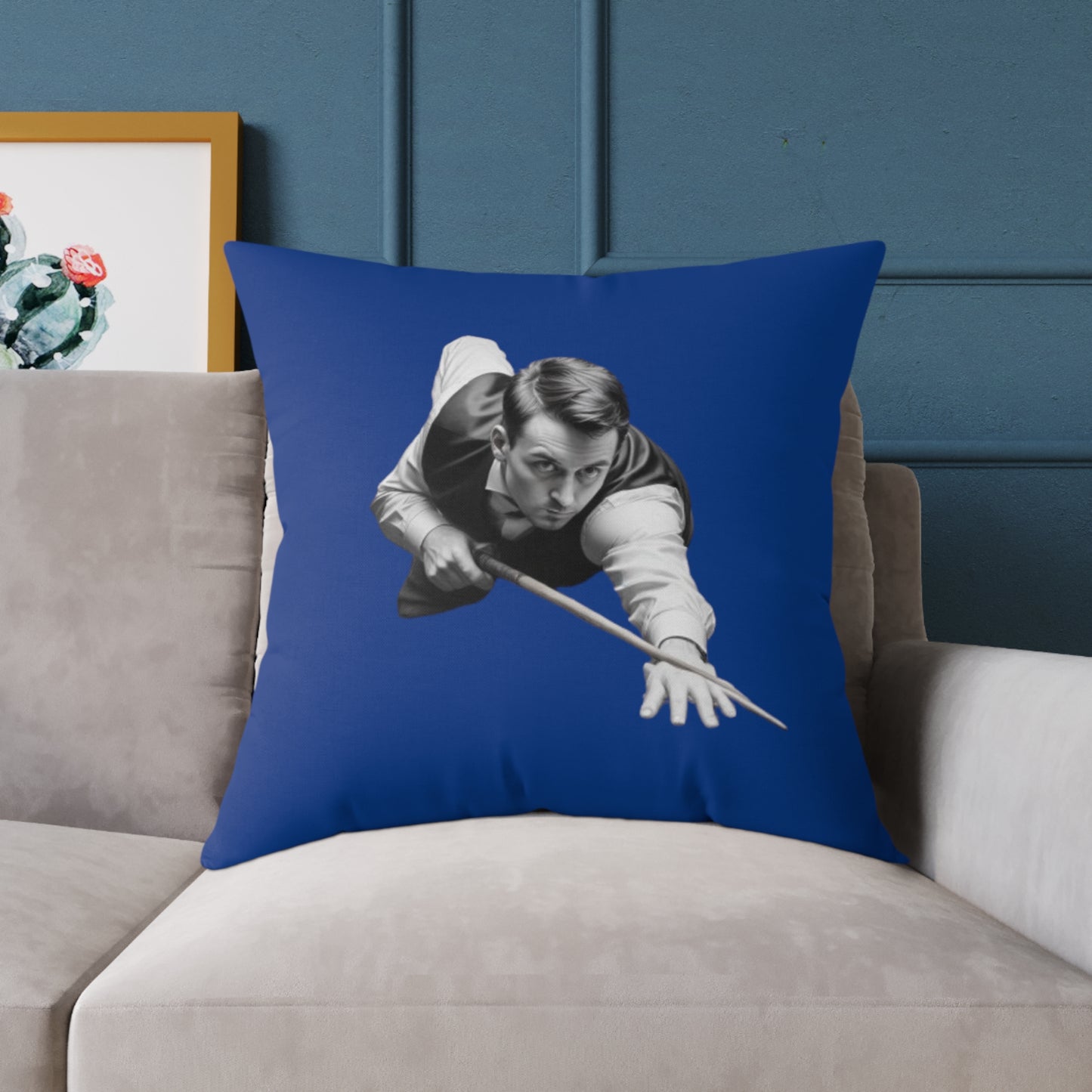 Snooker Square Poly Canvas Pillow