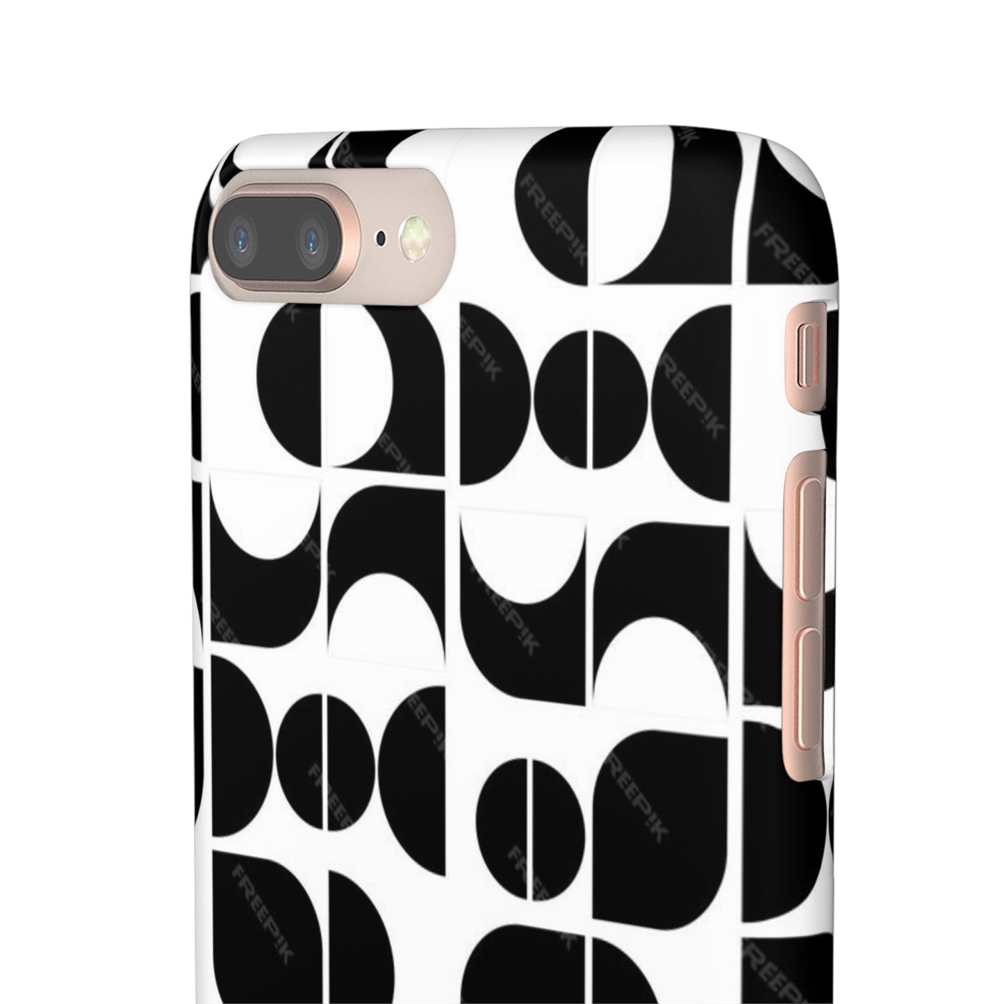 Black And White Pattern Pattern Snap Cases