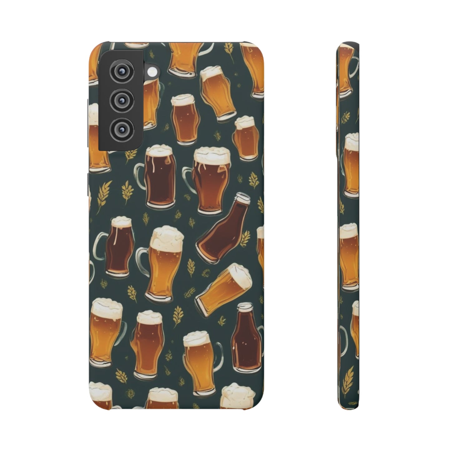 Beer Pattern Snap Cases