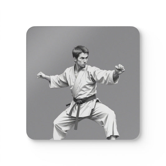 Martial Arts Corkwood Coaster Set