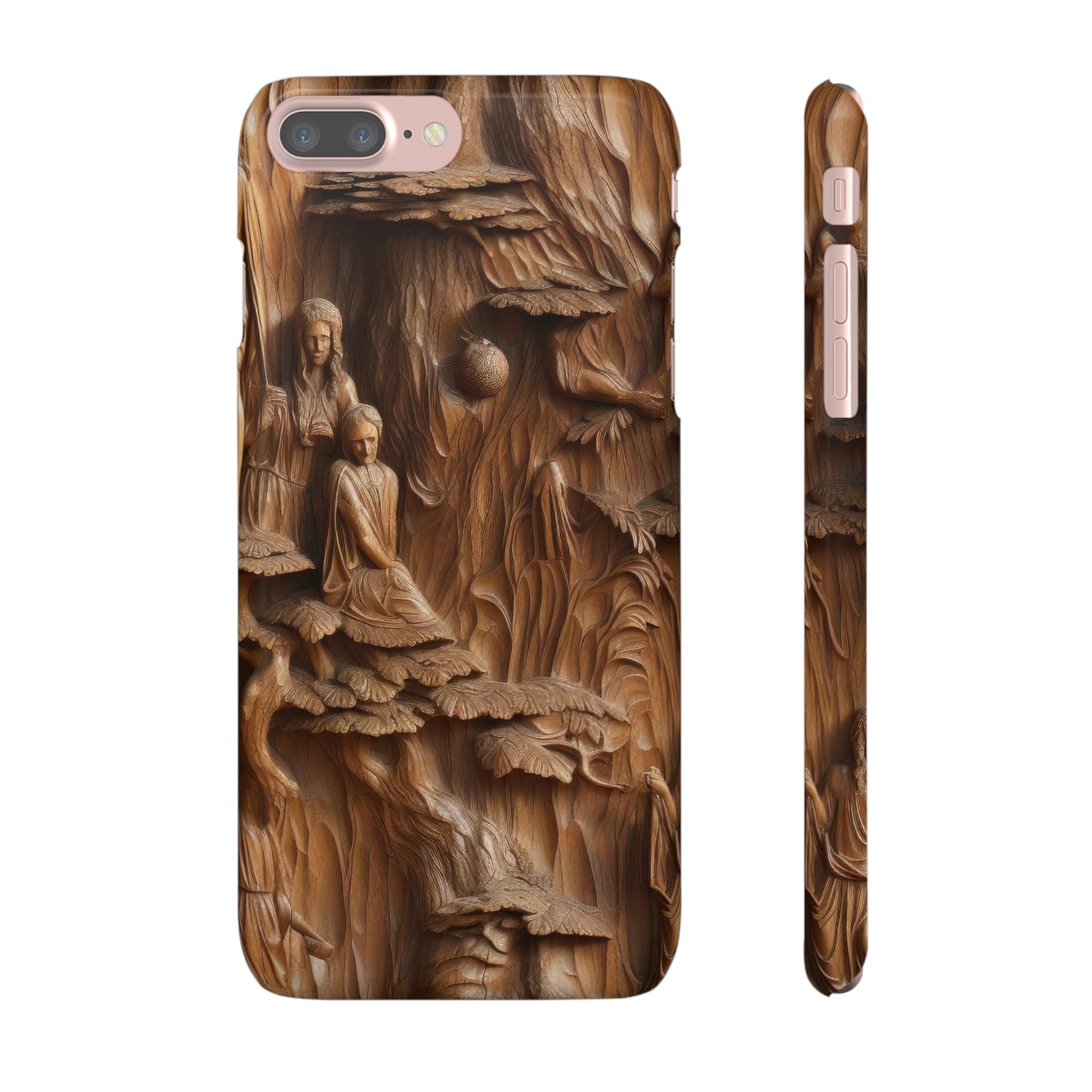 Biblical , Spiritual Carved Wood Phone cover Snap Cases .