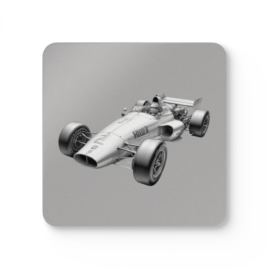 Racing Car  Corkwood Coaster Set