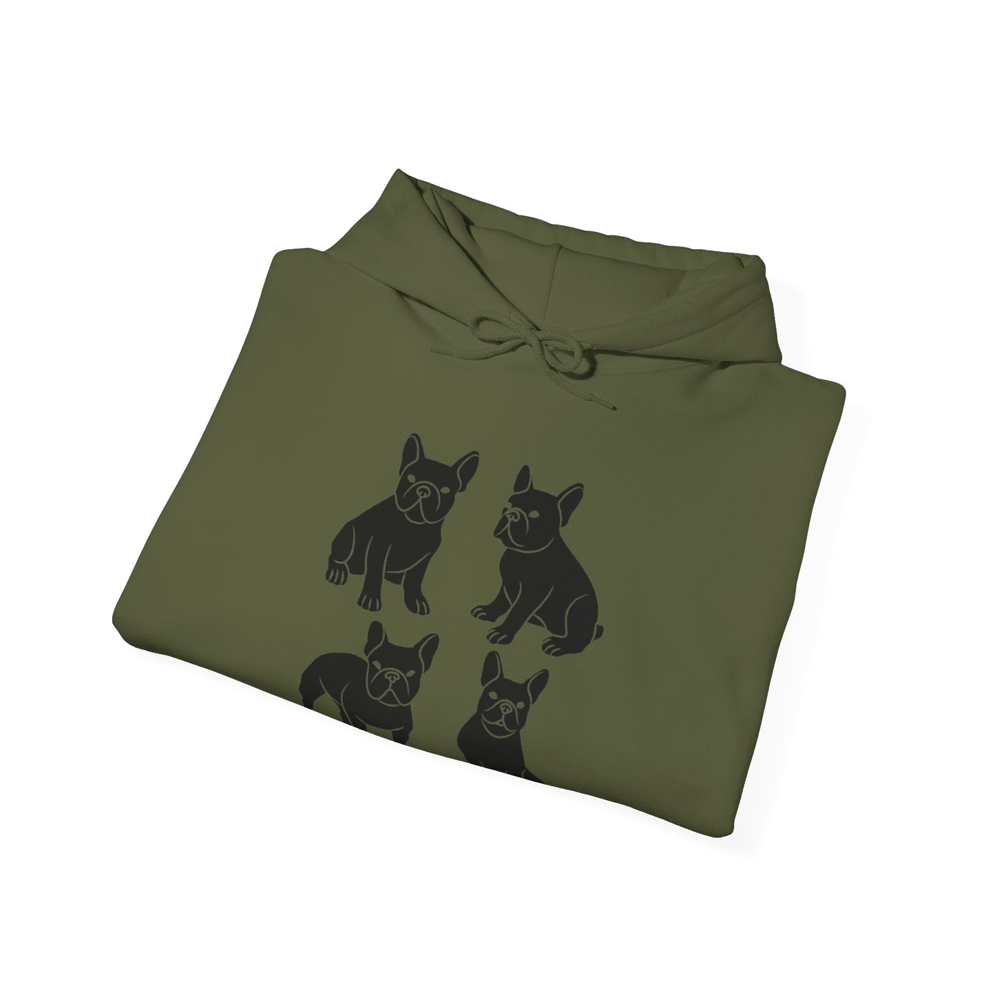 French Bulldog ,Pet Lover Prin T Unisex Heavy Blend™ Hooded Sweatshirt Dog Lover, bulldog G ift, Prin T Hoodie, Animal Lover, Frenchie  Hoodie.