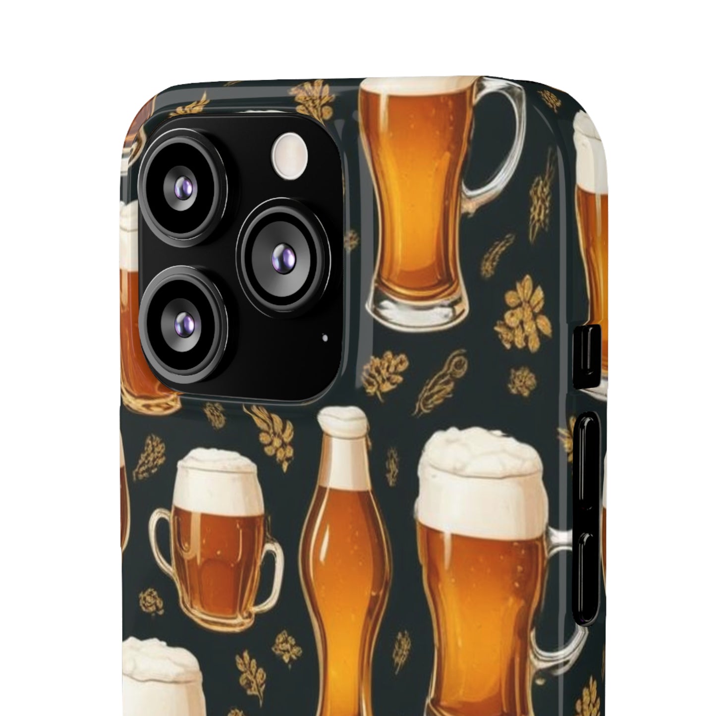 Beer Pattern Snap Cases