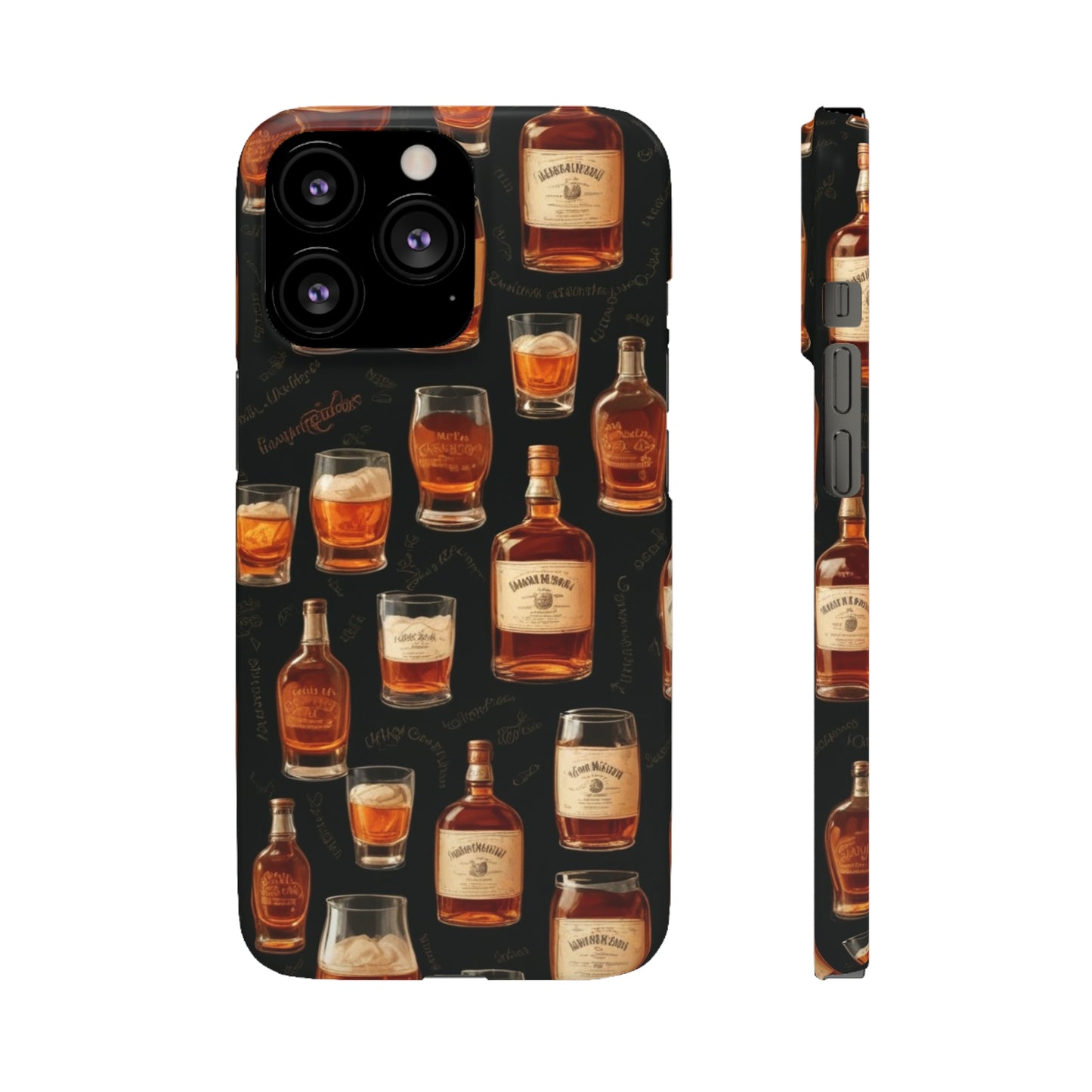 Whiskey Pattern Snap Cases