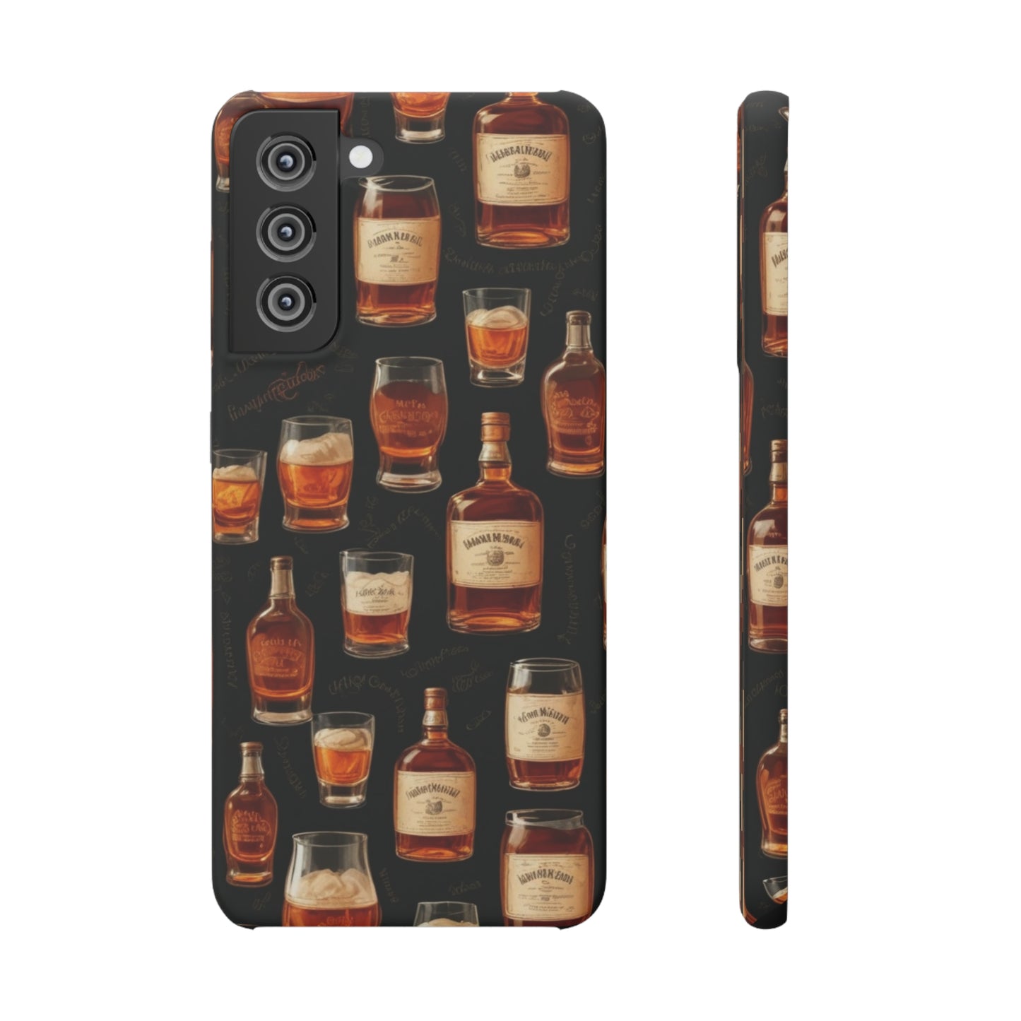 Whiskey Pattern Snap Cases