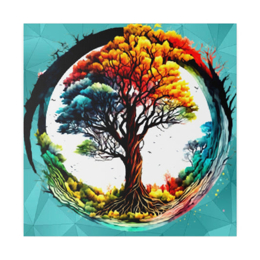 Tree of Life art canvas tree of knowledge art print gift wall