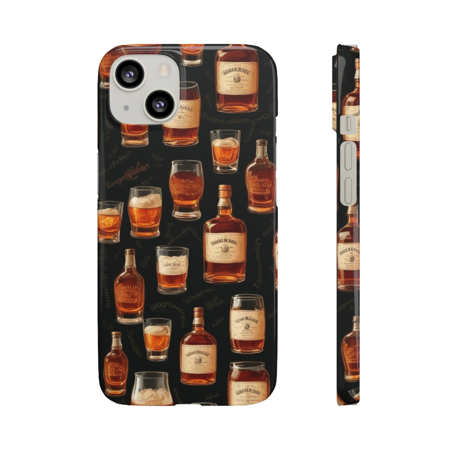 Whiskey Pattern Snap Cases