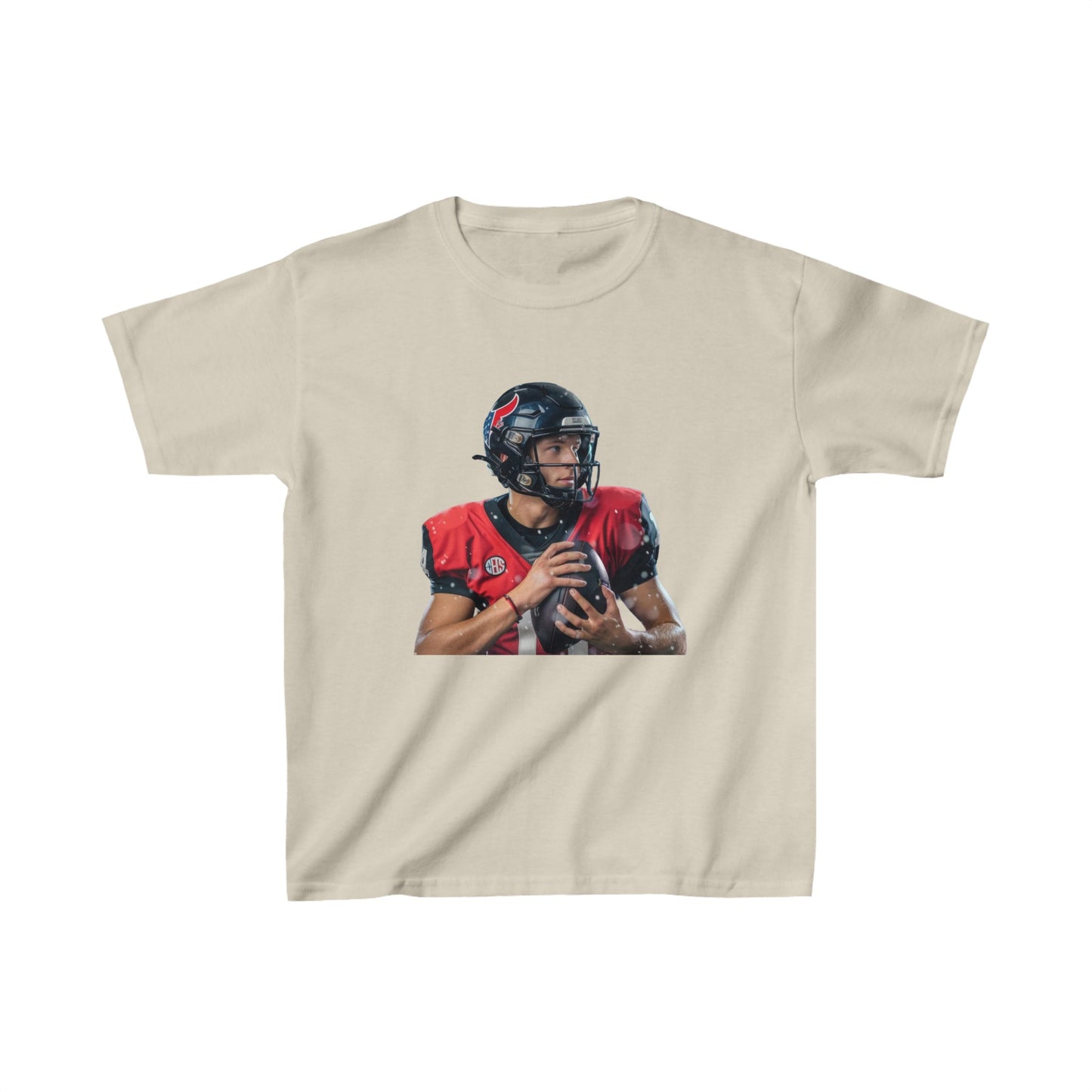 American Football soccer player team football season Kids Tee boys top kids unisex top half player summer unisex clothing team spirit