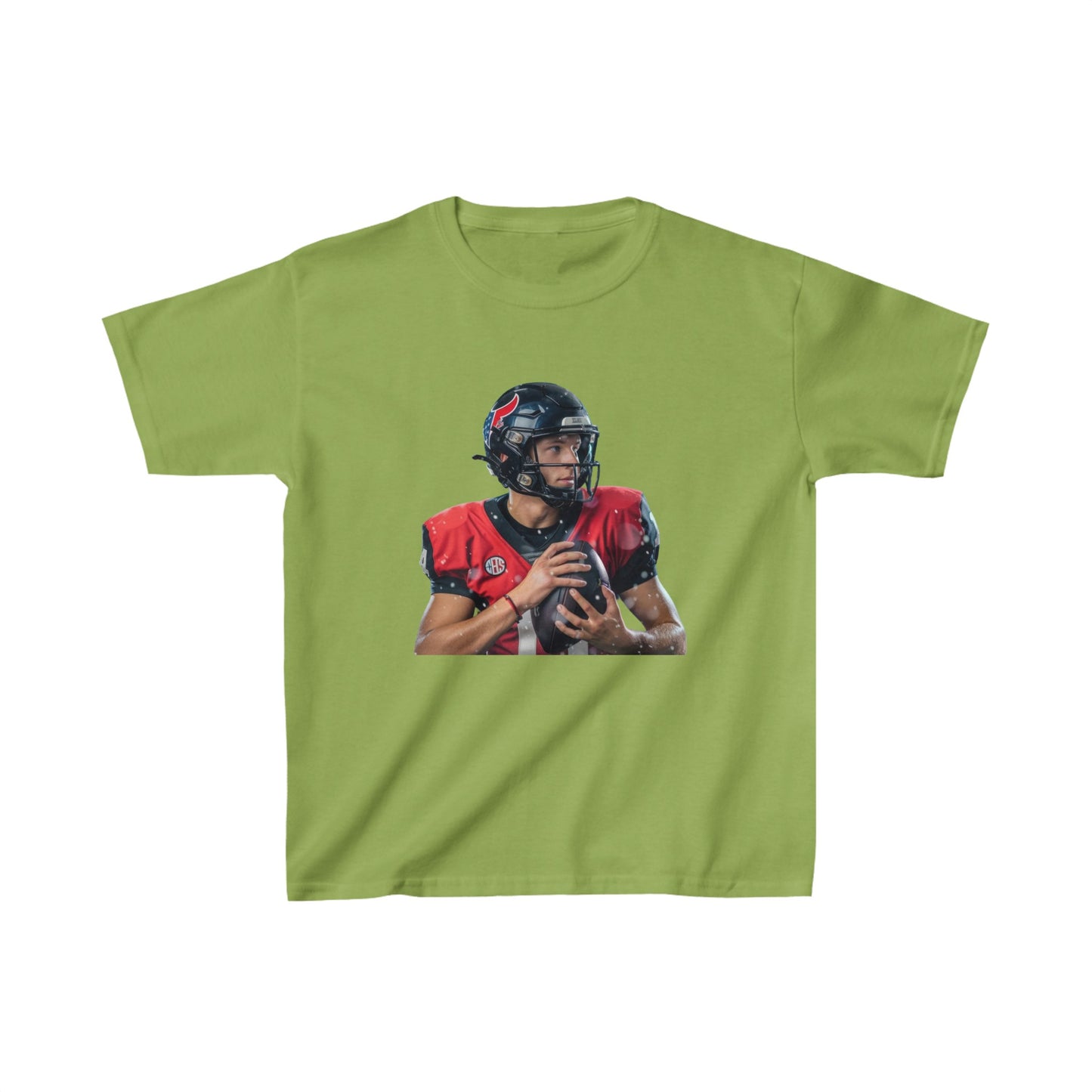 American Football soccer player team football season Kids Tee boys top kids unisex top half player summer unisex clothing team spirit