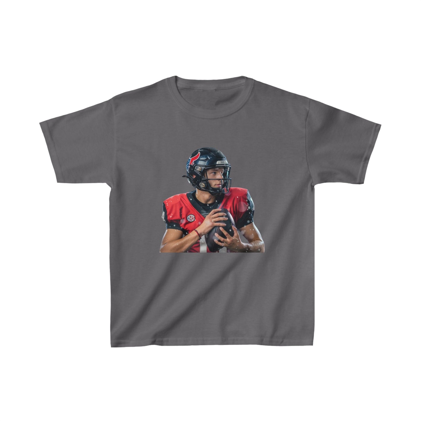 American Football soccer player team football season Kids Tee boys top kids unisex top half player summer unisex clothing team spirit