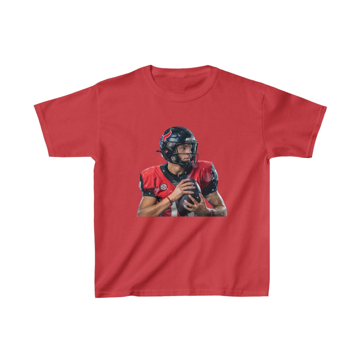 American Football soccer player team football season Kids Tee boys top kids unisex top half player summer unisex clothing team spirit