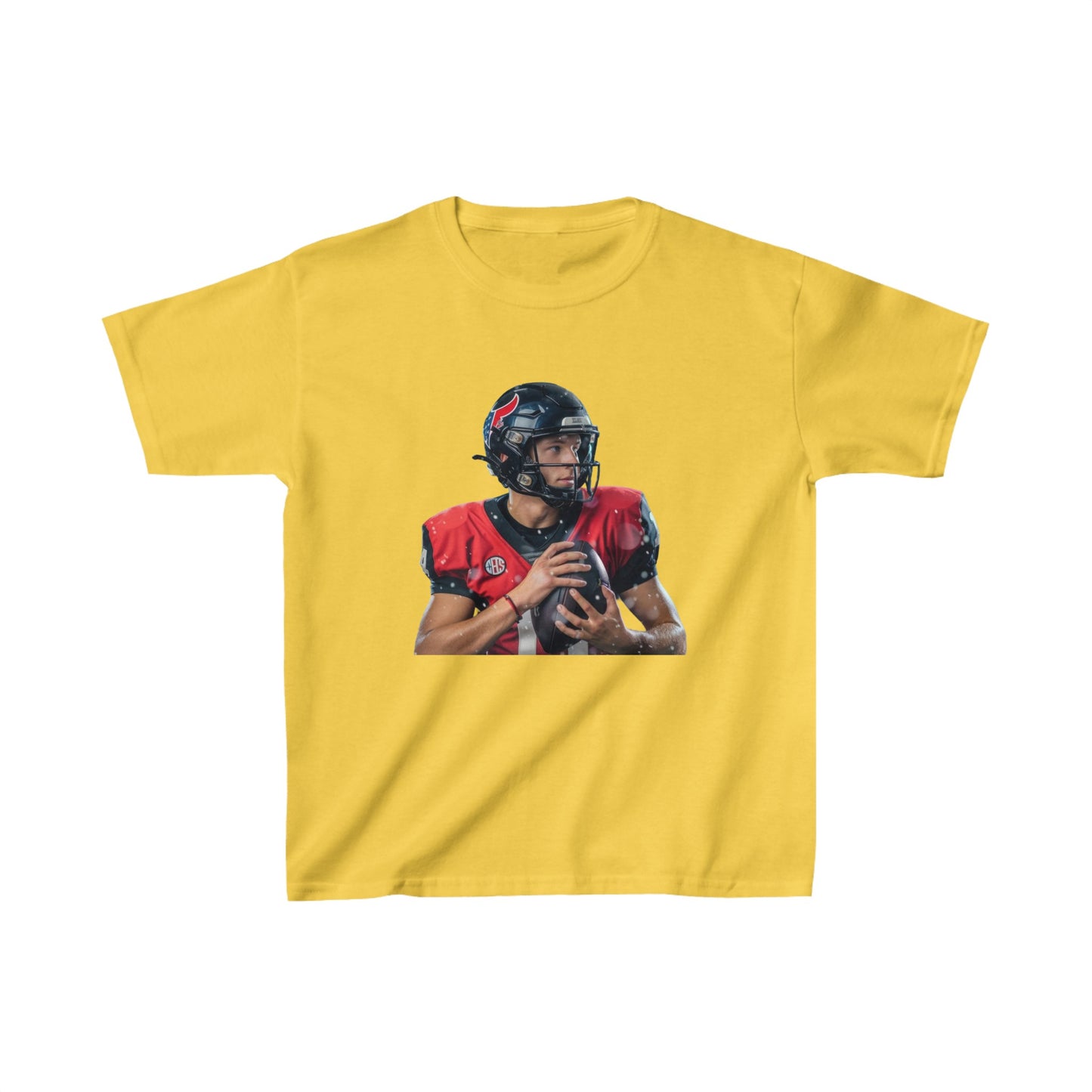 American Football soccer player team football season Kids Tee boys top kids unisex top half player summer unisex clothing team spirit
