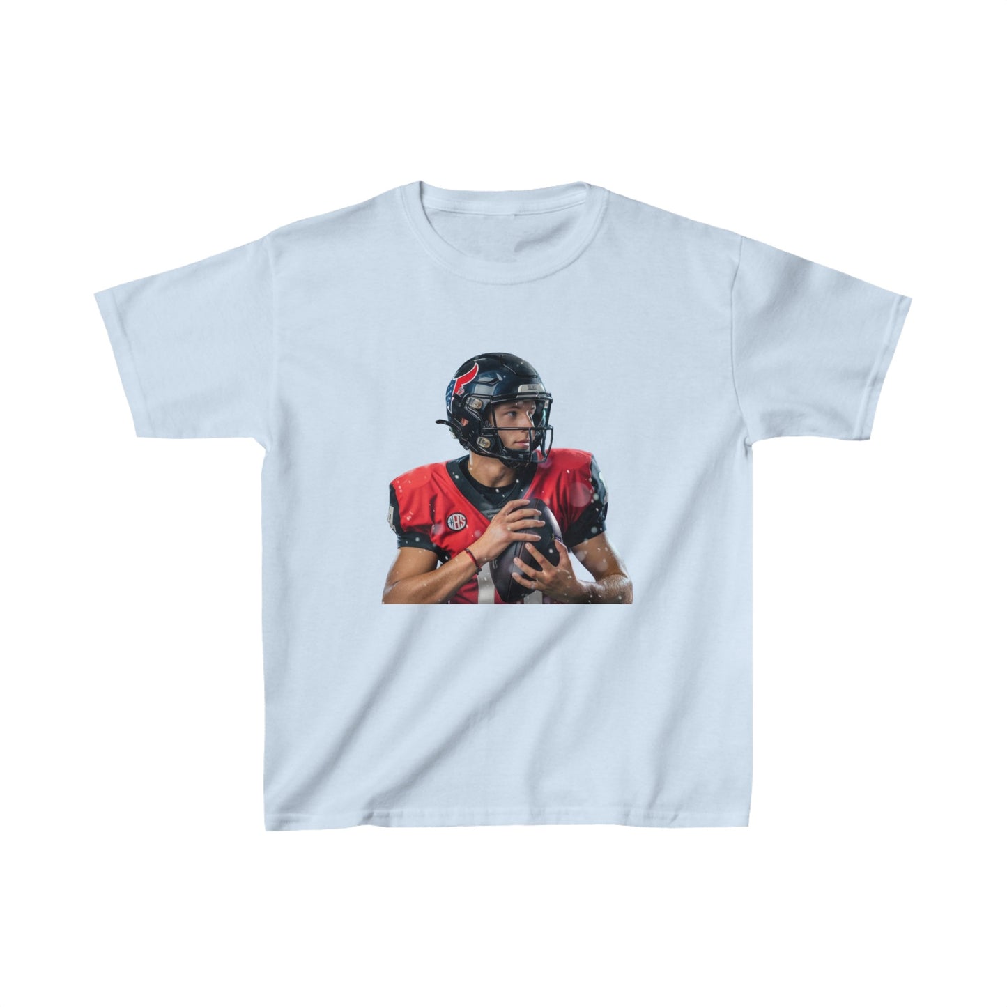 American Football soccer player team football season Kids Tee boys top kids unisex top half player summer unisex clothing team spirit