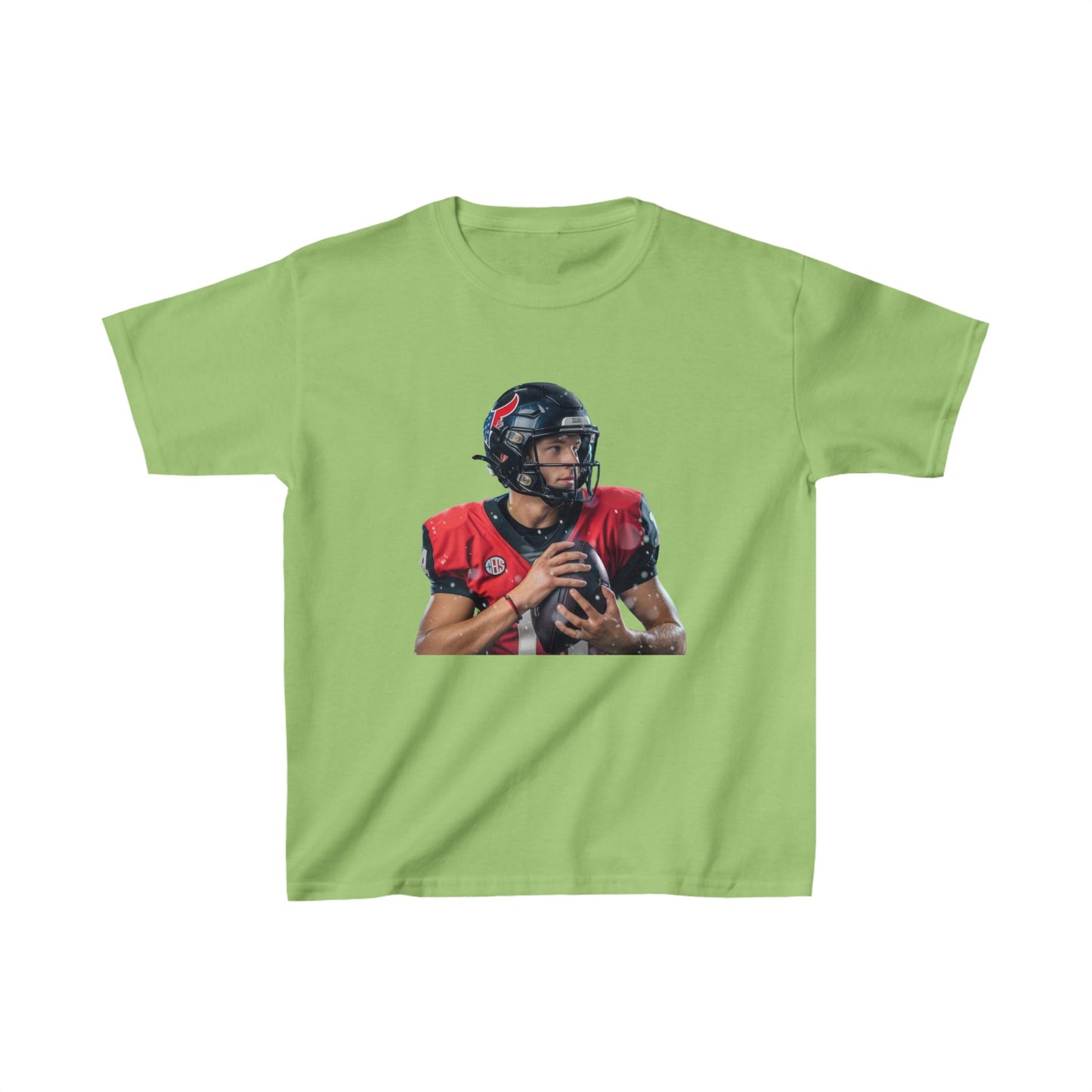American Football soccer player team football season Kids Tee boys top kids unisex top half player summer unisex clothing team spirit