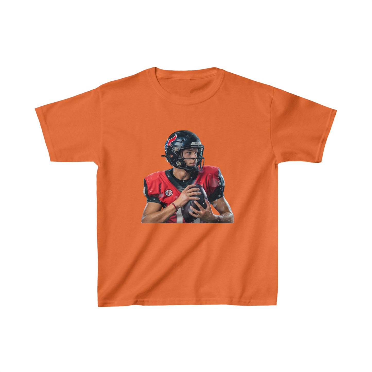 American Football soccer player team football season Kids Tee boys top kids unisex top half player summer unisex clothing team spirit