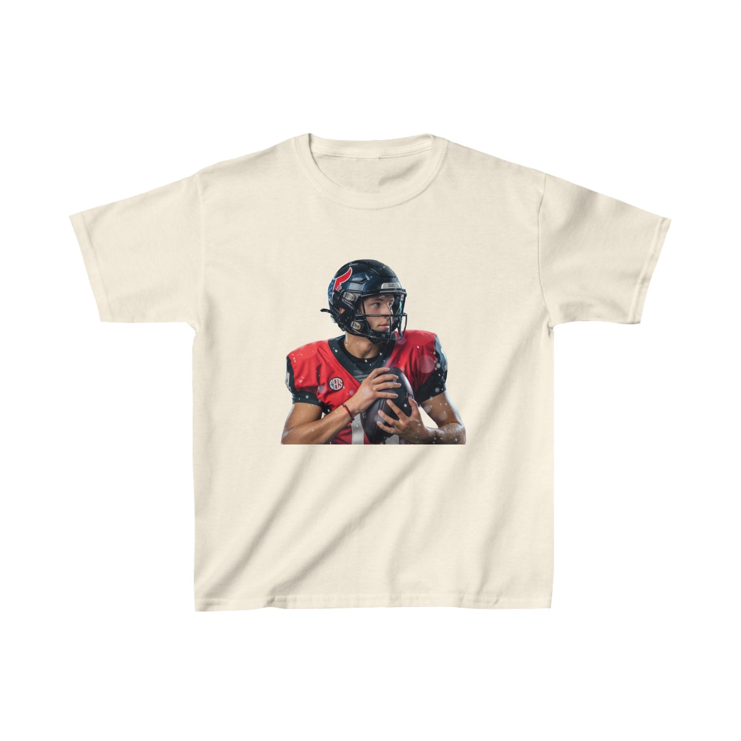 American Football soccer player team football season Kids Tee boys top kids unisex top half player summer unisex clothing team spirit