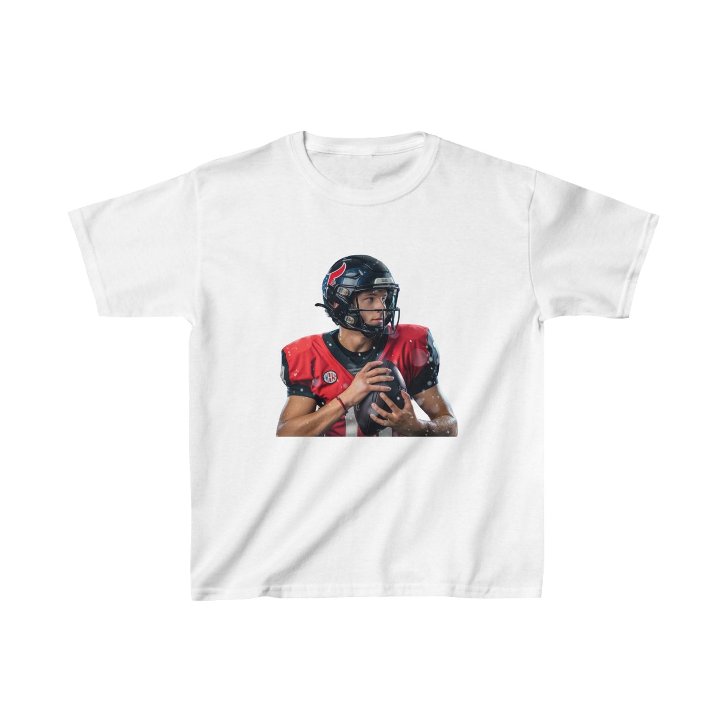 American Football soccer player team football season Kids Tee boys top kids unisex top half player summer unisex clothing team spirit