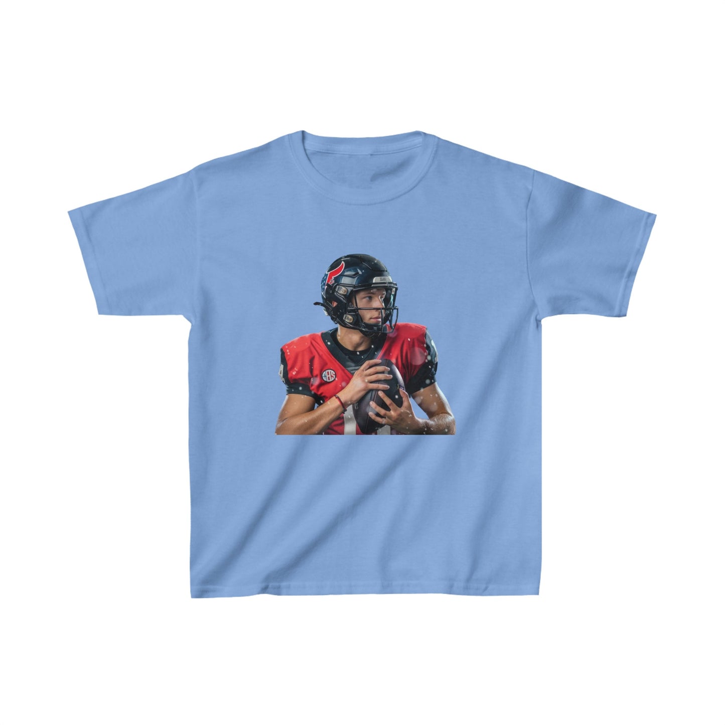 American Football soccer player team football season Kids Tee boys top kids unisex top half player summer unisex clothing team spirit