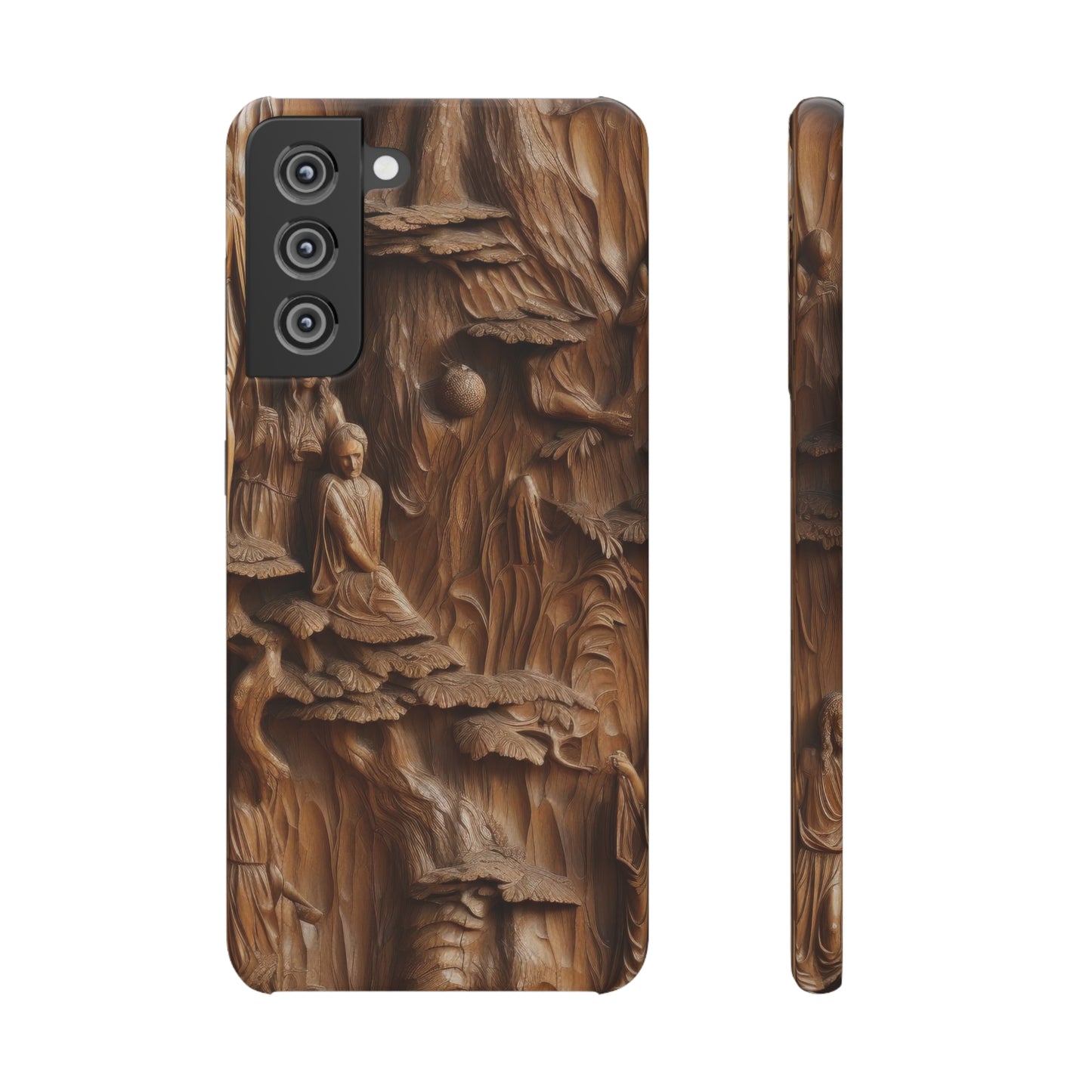 Biblical , Spiritual Carved Wood Phone cover Snap Cases .
