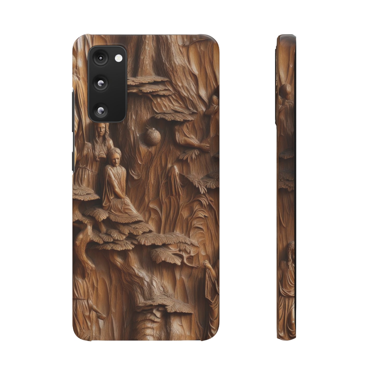Biblical , Spiritual Carved Wood Phone cover Snap Cases .