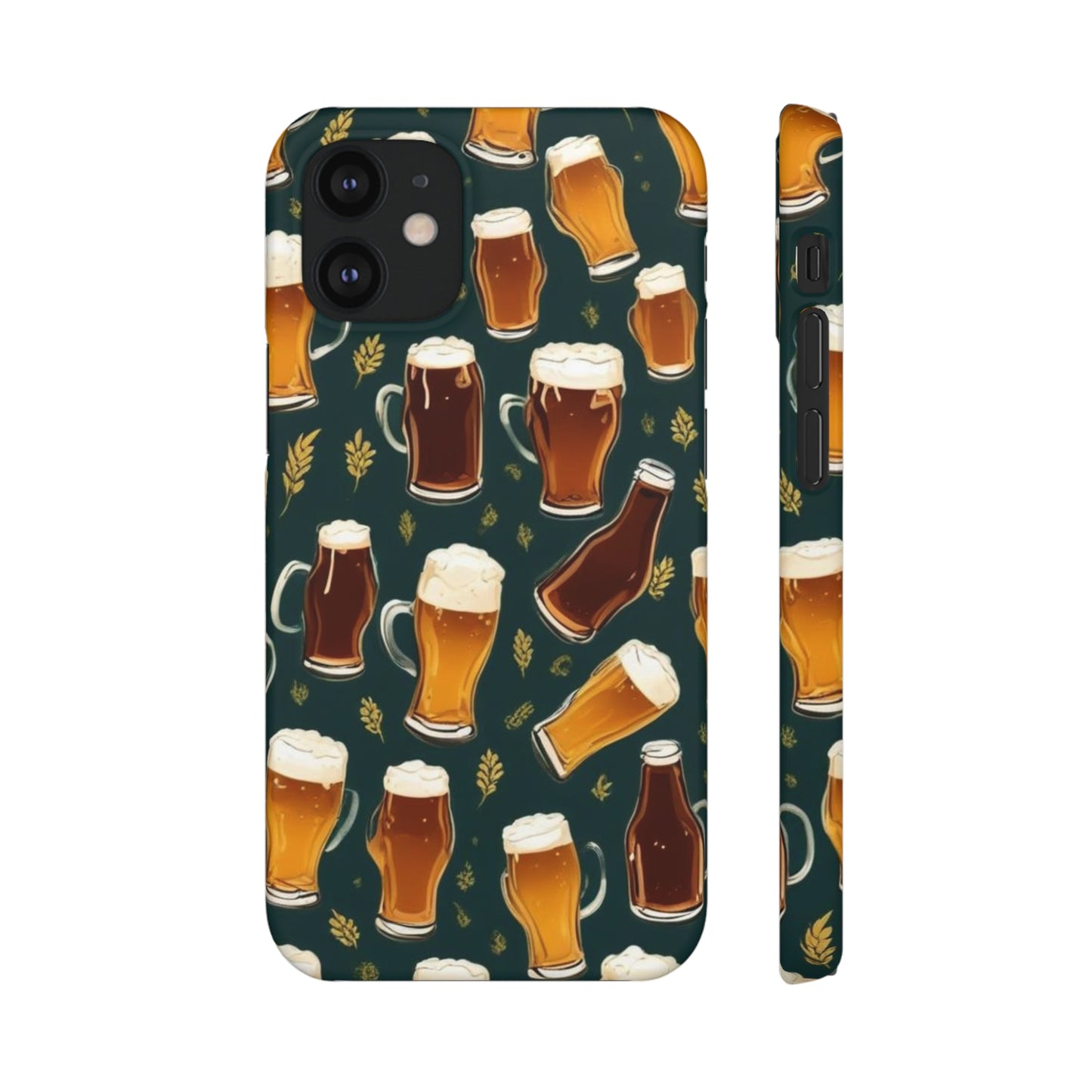 Beer Pattern Snap Cases
