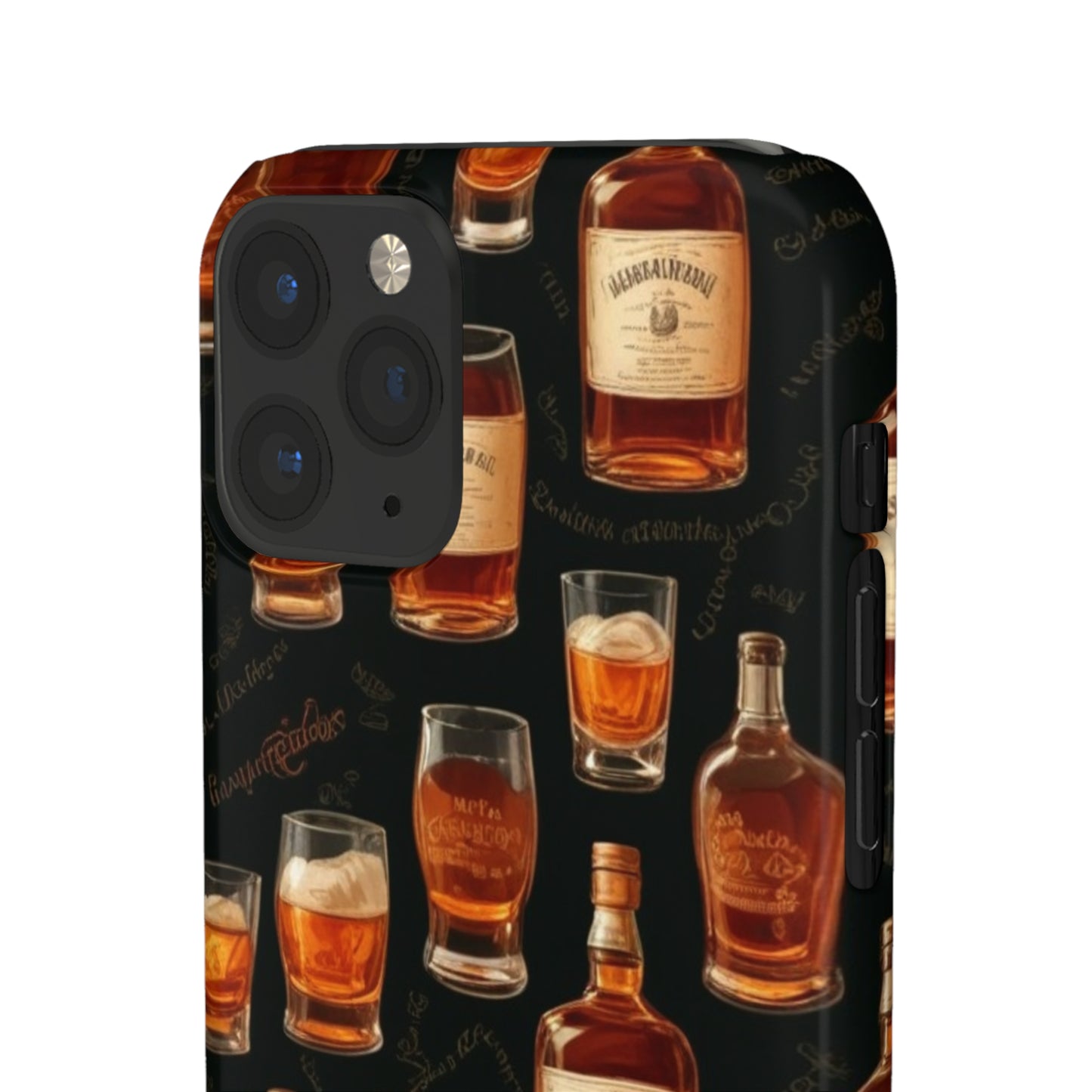 Whiskey Pattern Snap Cases