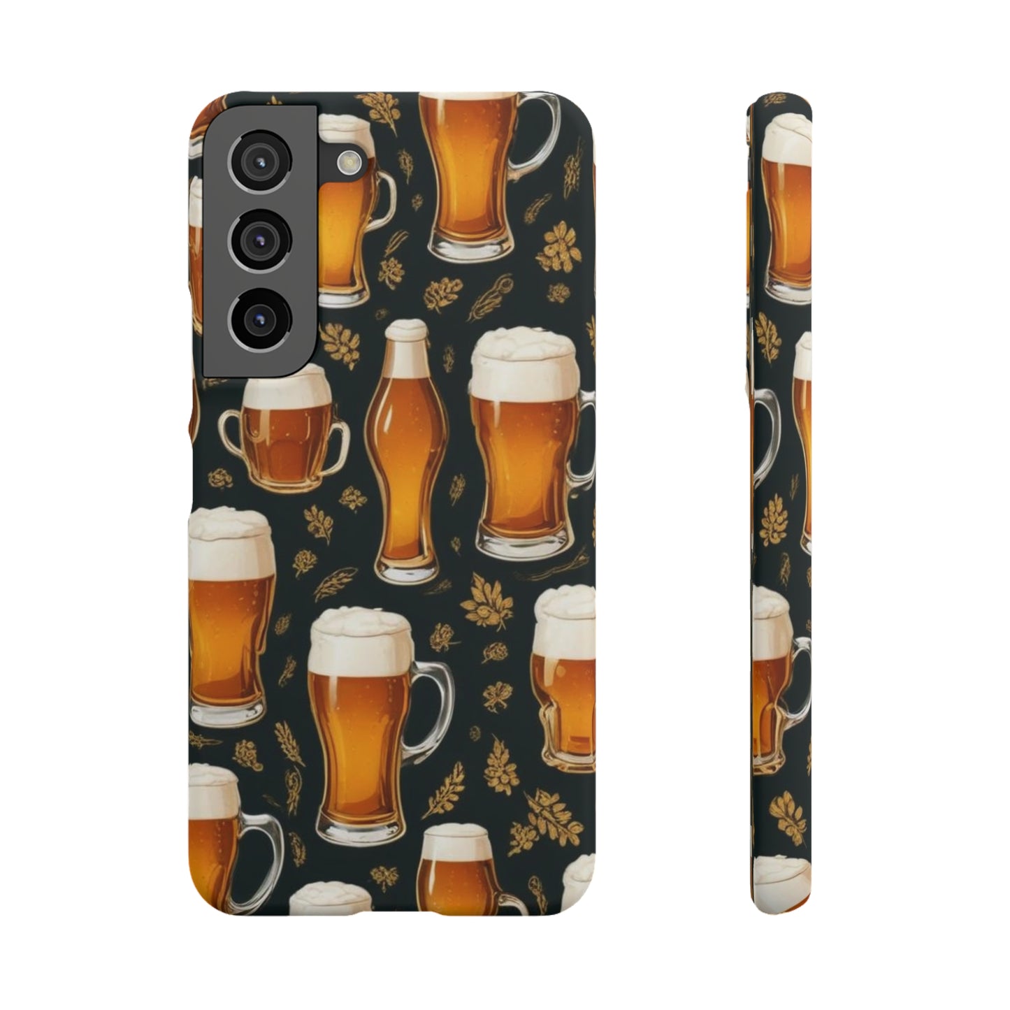 Beer Pattern Snap Cases