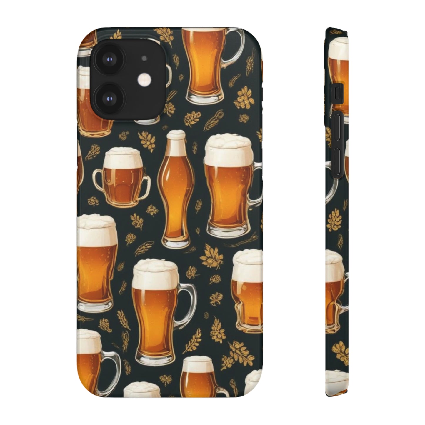 Beer Pattern Snap Cases