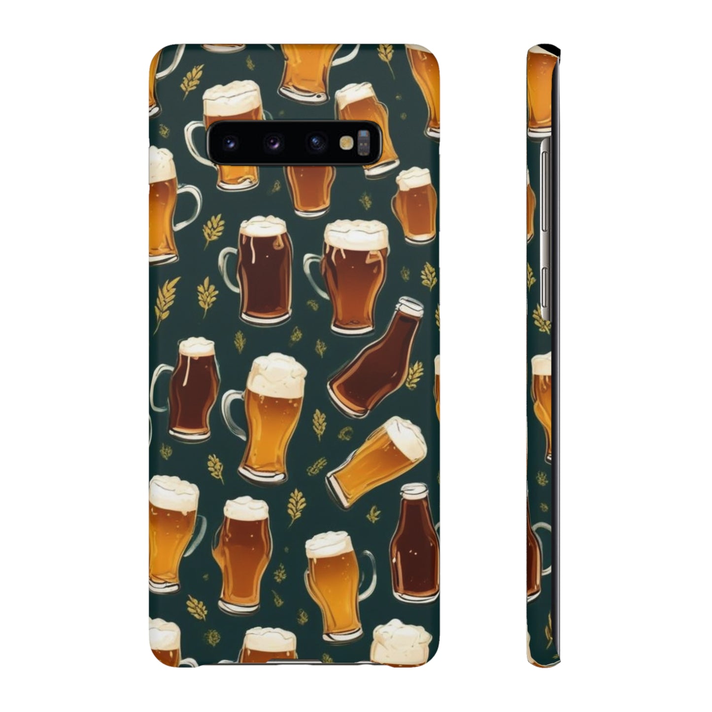Beer Pattern Snap Cases