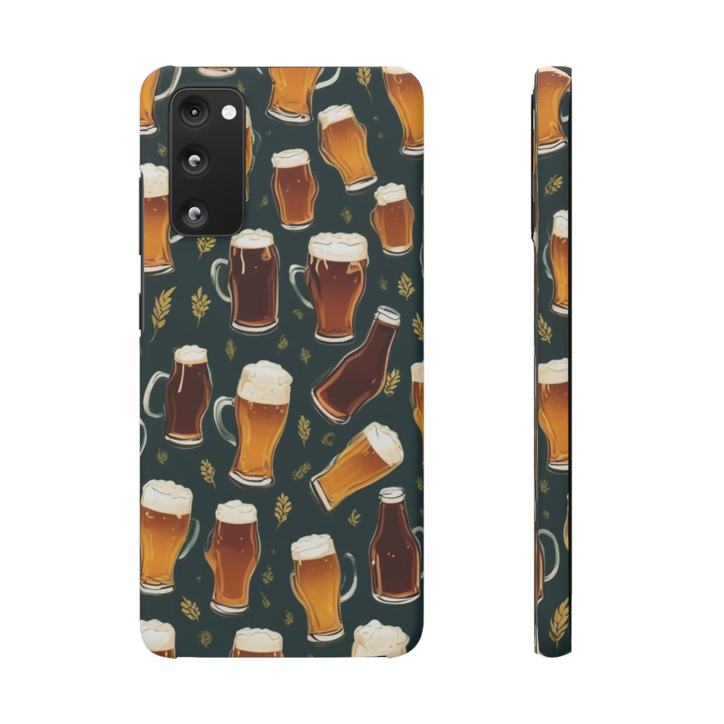 Beer Pattern Snap Cases