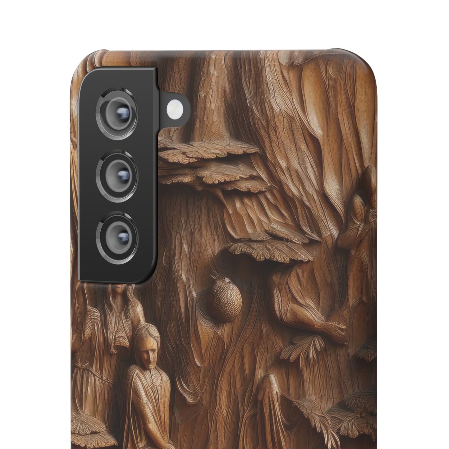 Biblical , Spiritual Carved Wood Phone cover Snap Cases .