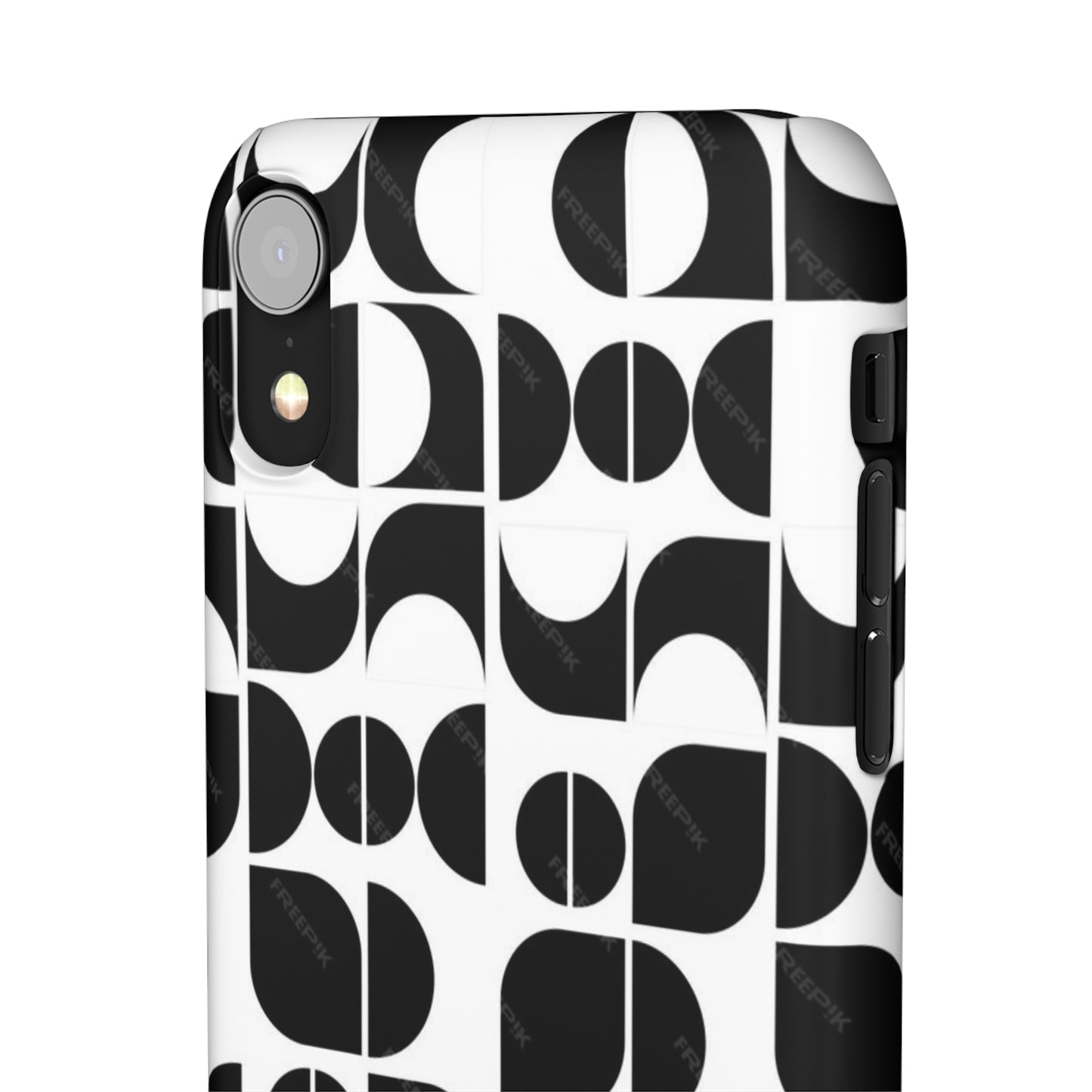 Black And White Pattern Pattern Snap Cases