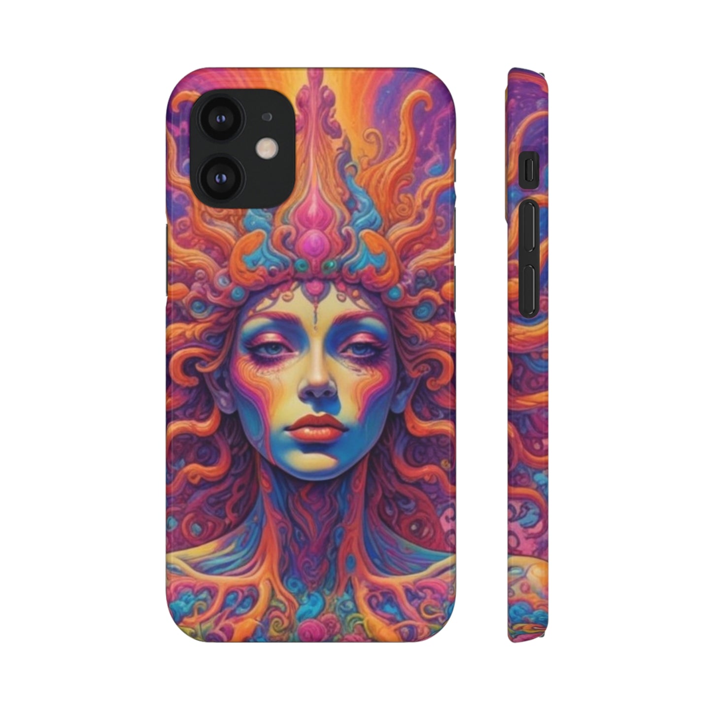 Trippy Pattern Snap Cases