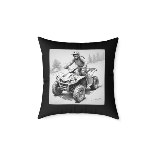 Quad Square Poly Canvas Pillow