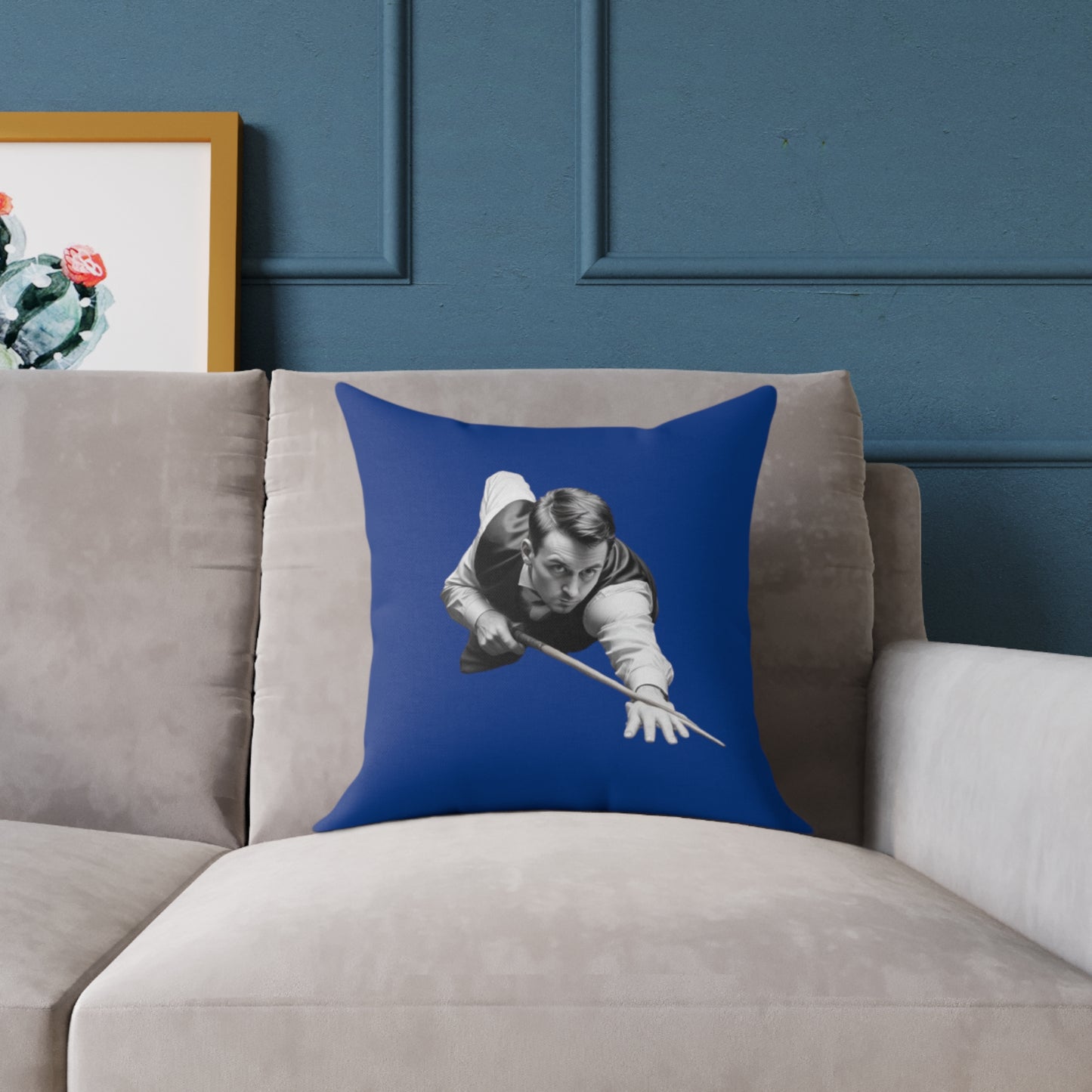 Snooker Square Poly Canvas Pillow