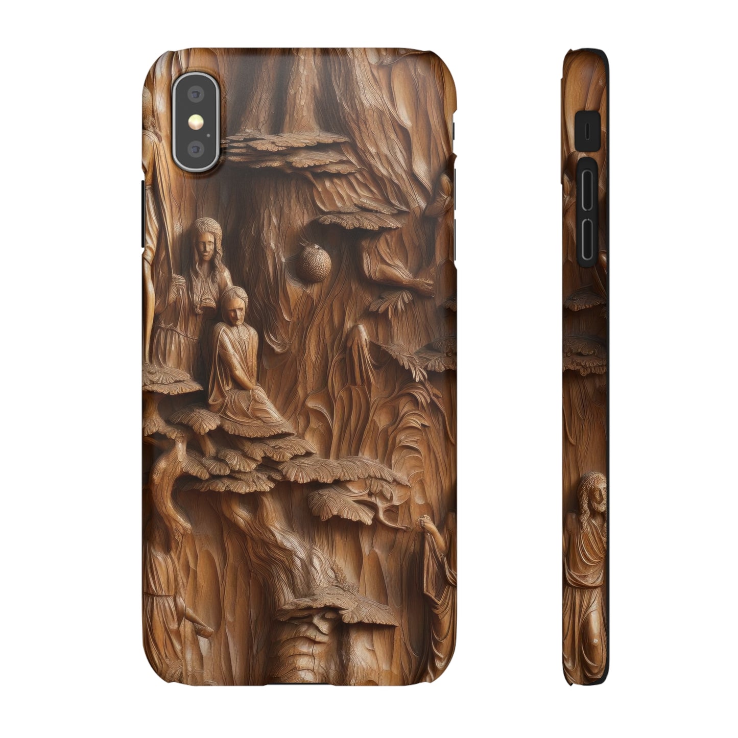 Biblical , Spiritual Carved Wood Phone cover Snap Cases .