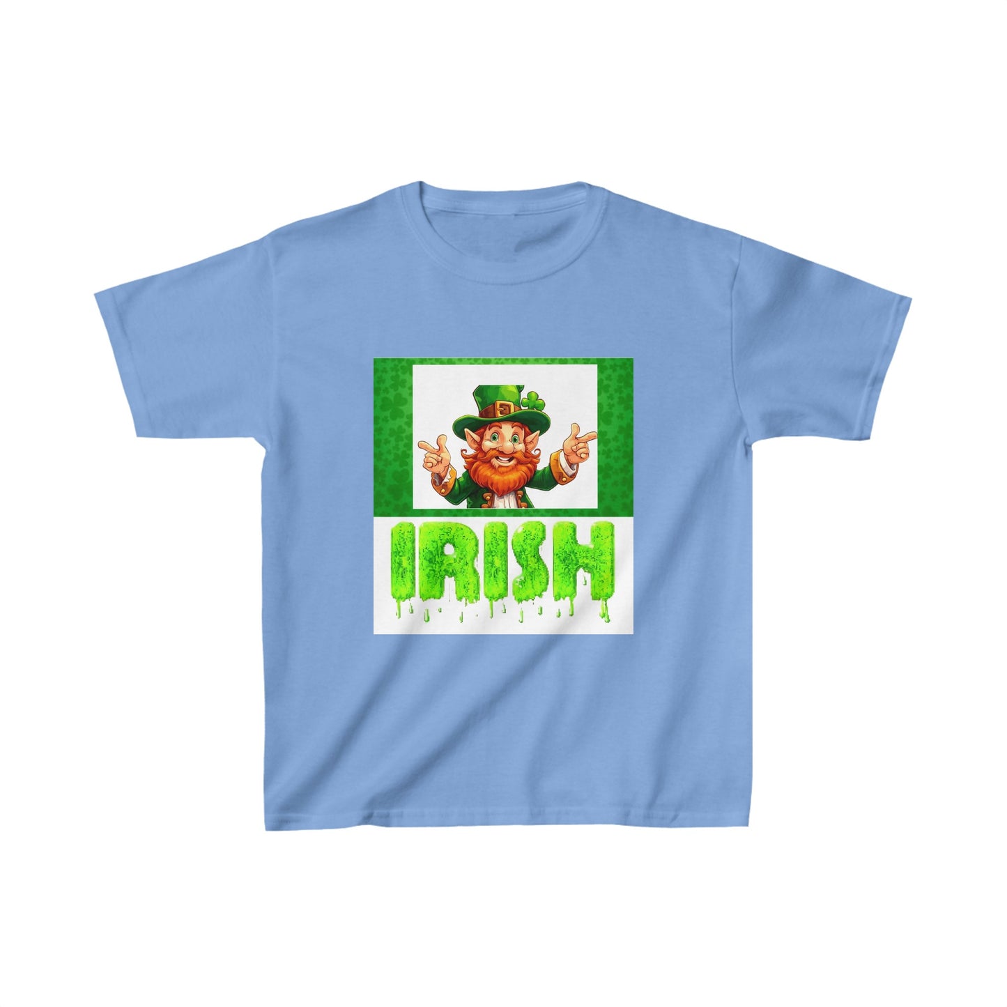 St patricks day cute clover print  childrens tshirt unisex gift top