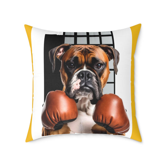 Square Poly Canvas Pillow